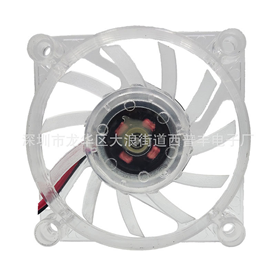Factory direct supply 6012 cooling fan transparent blue light 5V DC notebook cooling pad fan cooling pad fan