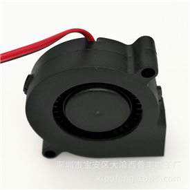 Factory direct sale 5015 blower large air volume low noise fan vehicle air purifier DC 12V fan