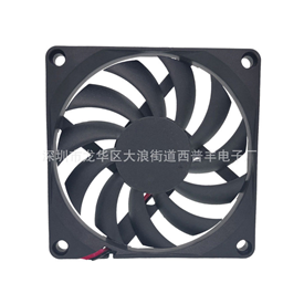 Factory direct sale 8010 cooling fan DC 5v12v cooling fan large air volume low noise power supply fan