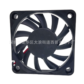 Factory direct sale 6010 cooling fan DC 5v12v large air volume low noise cooling fan power supply fan