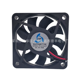 Factory direct sale 6015 cooling fan DC 5v12v fan large air volume low noise led power cooling fan