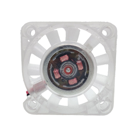 5v4010 transparent fan with lamp directly supplied by manufacturer