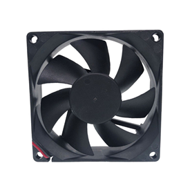 Factory direct sale 8025 cooling fan, heater fan, 12V large air volume low noise fan, long life fan